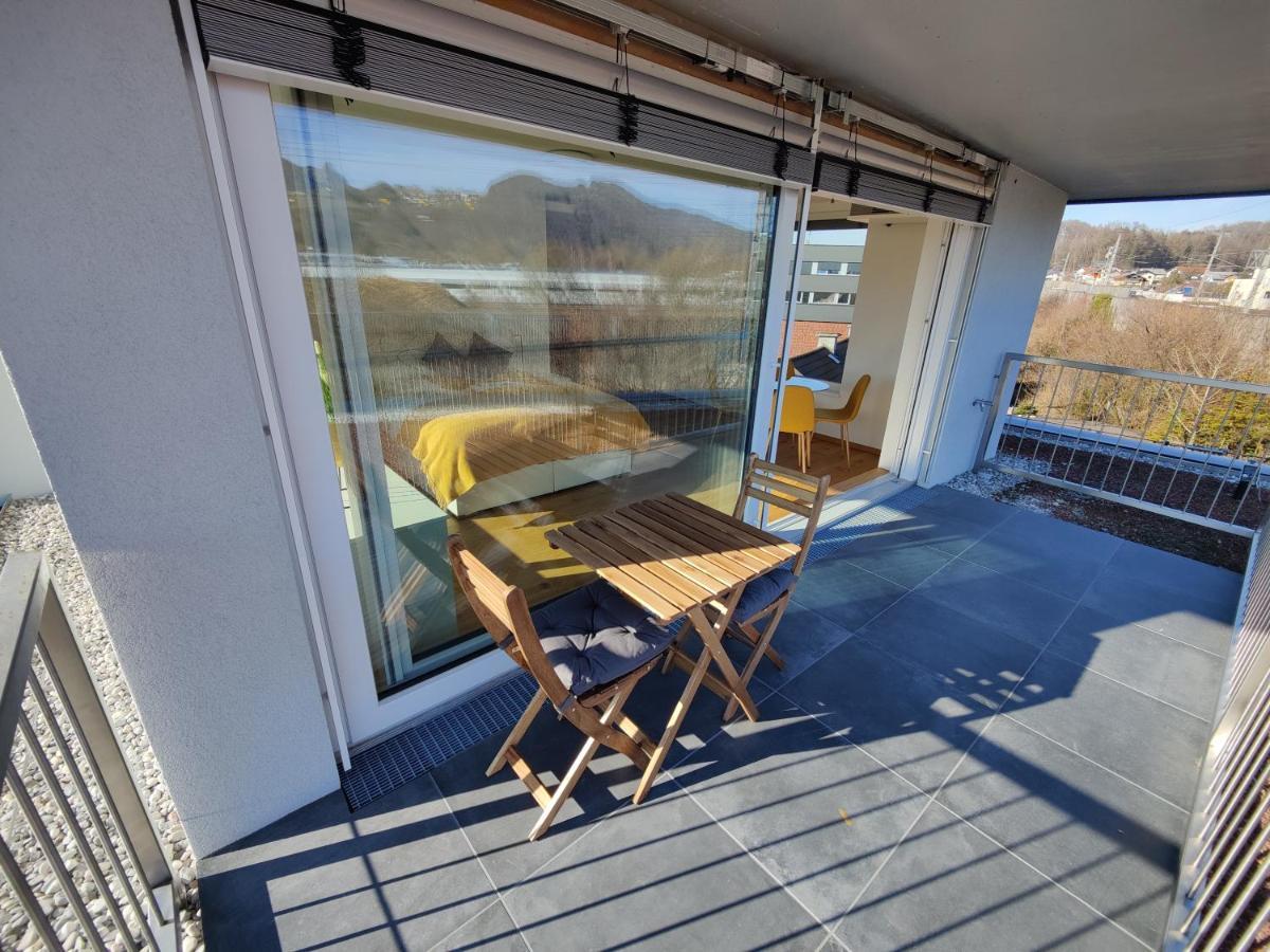 Penthouse Flat Carolina In Salzburg Stadt Exterior foto